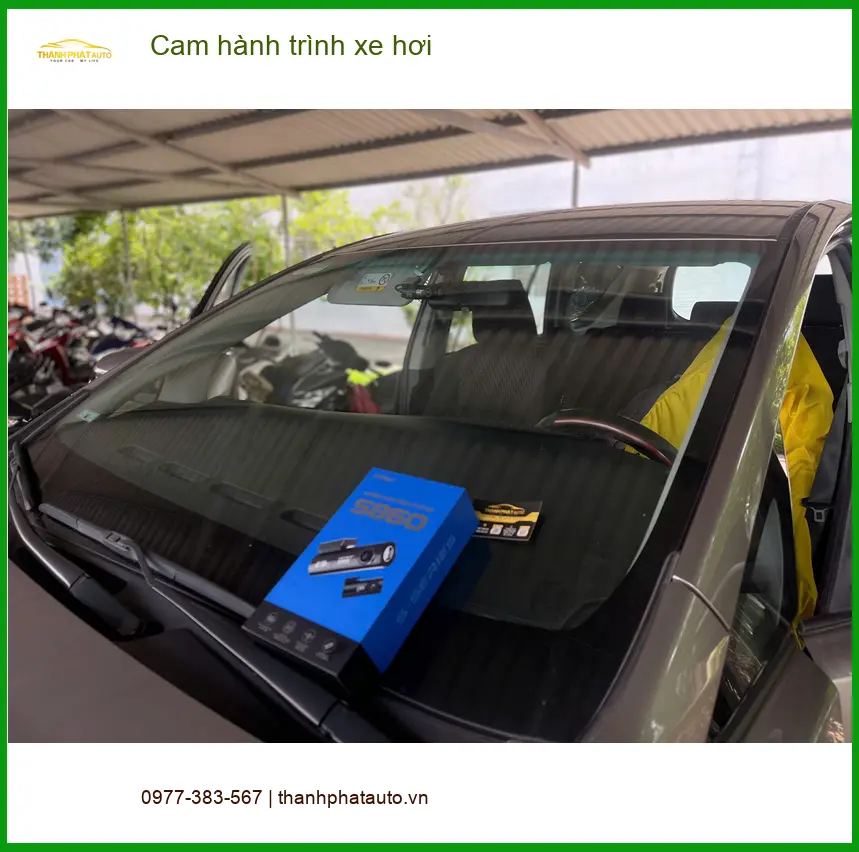 Anh Trường lắp Cam hành trình xe hơi Honda CRV tại Cần Giờ an tâm lái xe ảnh thực tế 4