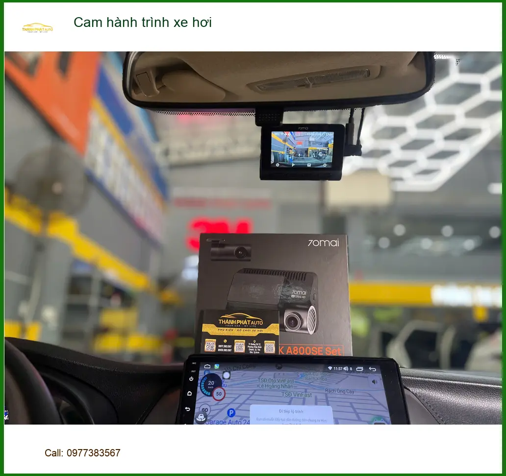 Anh Thành lắp cam hành trình Hyundai Accent tại Quận Bình Thạnh