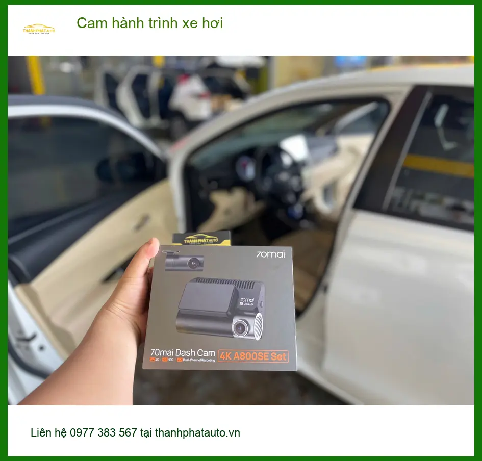Anh Thành lắp cam hành trình Hyundai Accent tại Quận Bình Thạnh ảnh thực tế 4