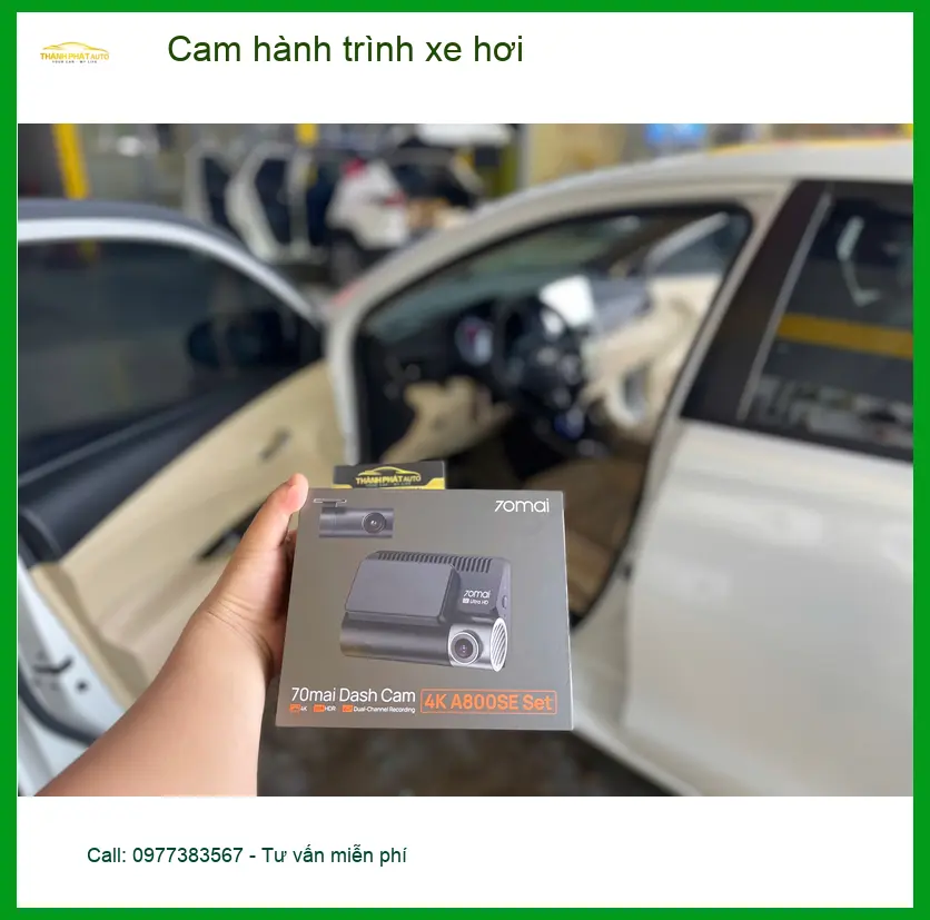 Anh Duy Khang lắp cam hành trình xe hơi Hyundai Accent ở Cần Giờ ảnh thực tế 5