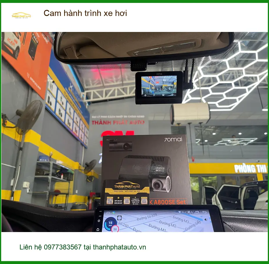 Anh Tuấn lắp cam hành trình xe hơi Mazda 3 tại Quận 10 chính hãng ảnh thực tế 4