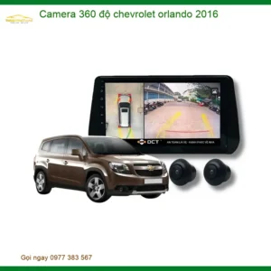 Camera 360 độ Chevrolet Orlando 2016 - Trung Tâm Gắn Chính Hãng TPHCM