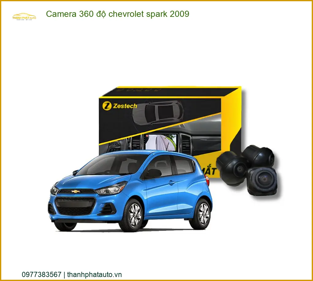 Camera 360 độ Chevrolet Spark 2009 - Nơi Gắn Uy Tín TPHCM