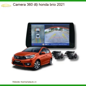 Camera 360 độ xe Honda Brio 2021 - Trung Tâm Lắp Đặt Chính Hãng TPHCM