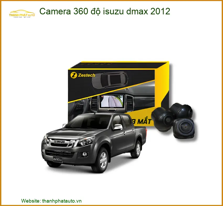 Camera 360 Độ Isuzu D-Max 2012 - Trung Tâm Lắp Đặt Uy Tín TPHCM