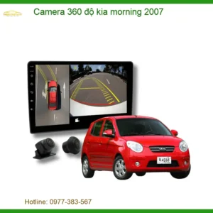 Camera 360 độ cho xe Kia Morning 2007 - Trung Tâm Lắp Đặt Chính Hãng TPHCM