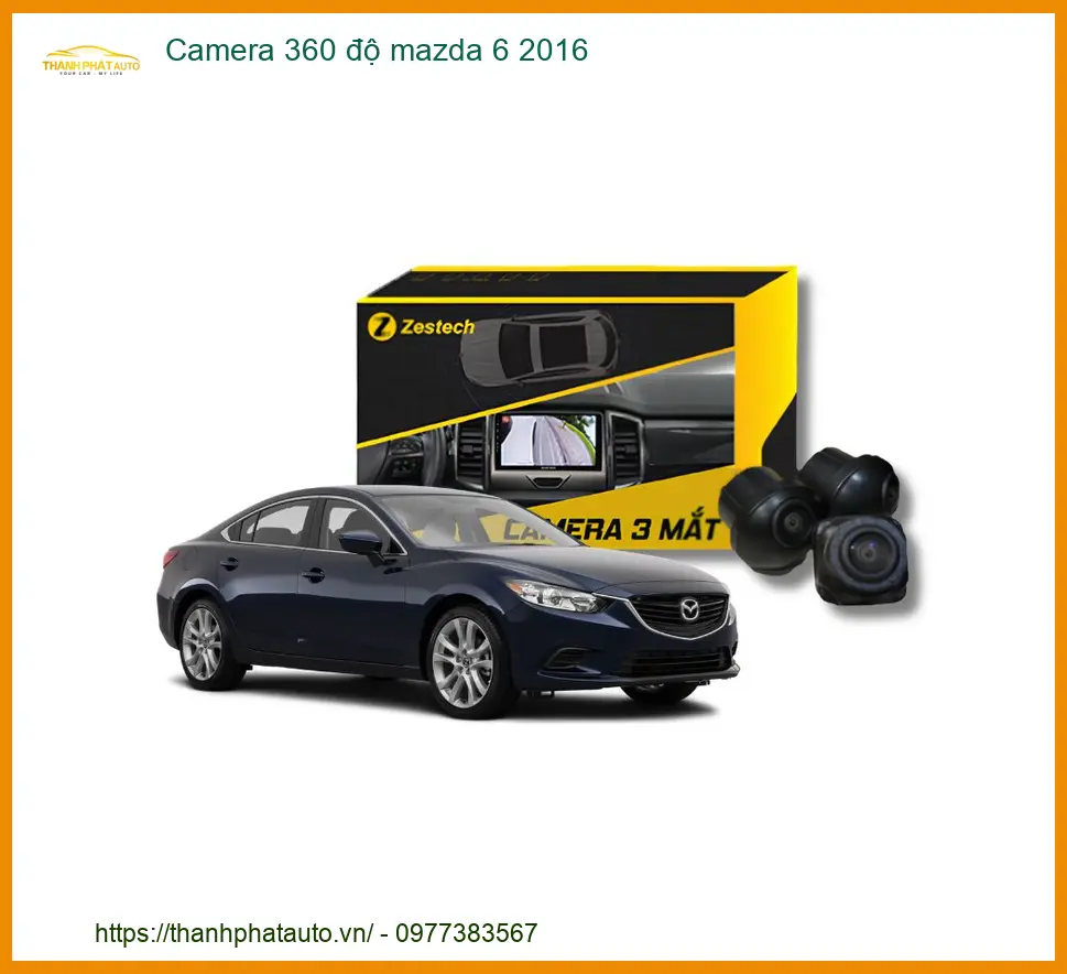 Camera 360 độ Mazda 6 2016 - Địa Chỉ Gắn Chính Hãng TPHCM