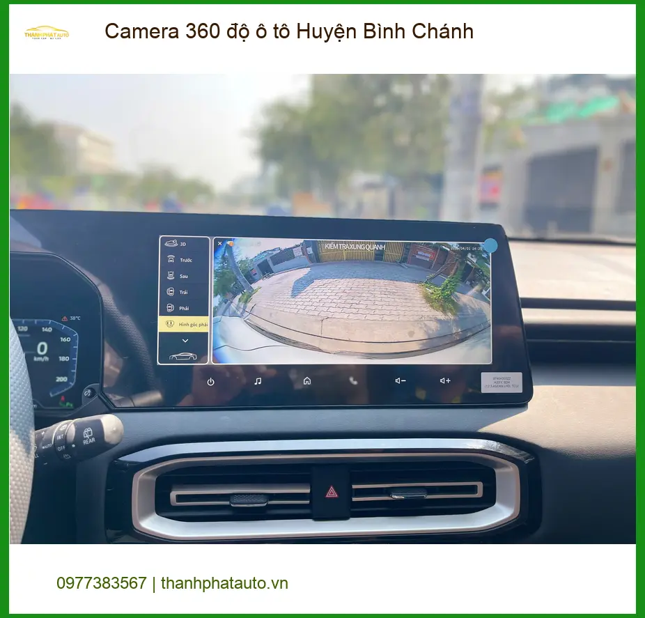 Trung Tâm Độ Camera 360 Độ Ô Tô Xe Hơi Tại Huyện Bình Chánh - Giá Tốt TPHCM