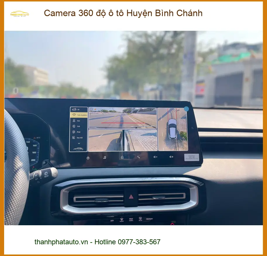 Trung Tâm Độ Camera 360 Độ Ô Tô Xe Hơi Tại Huyện Bình Chánh - Giá Tốt TPHCM ảnh thực tế 2