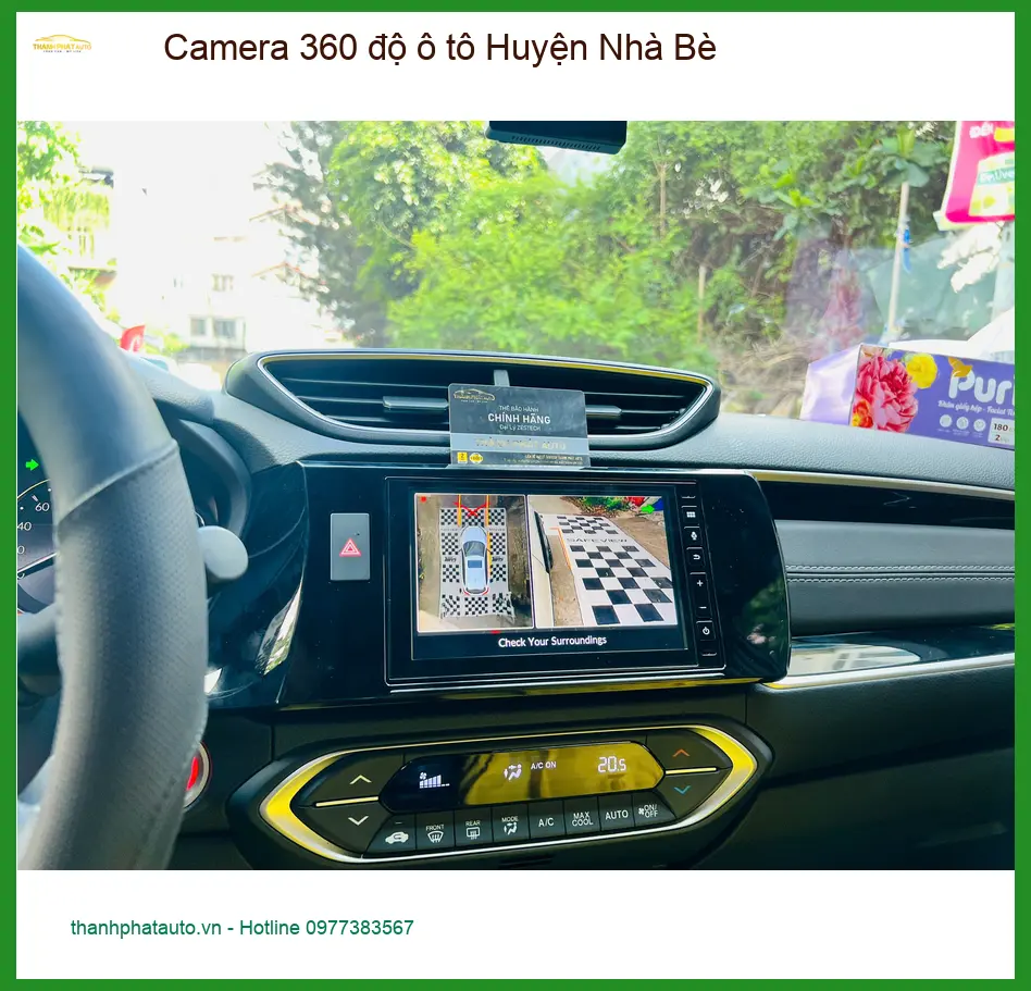 Trung Tâm Lắp Đặt Camera 360 Độ Ô Tô Xe Hơi Tại Huyện Nhà Bè - Nâng Cấp Chính Hãng ảnh thực tế 2