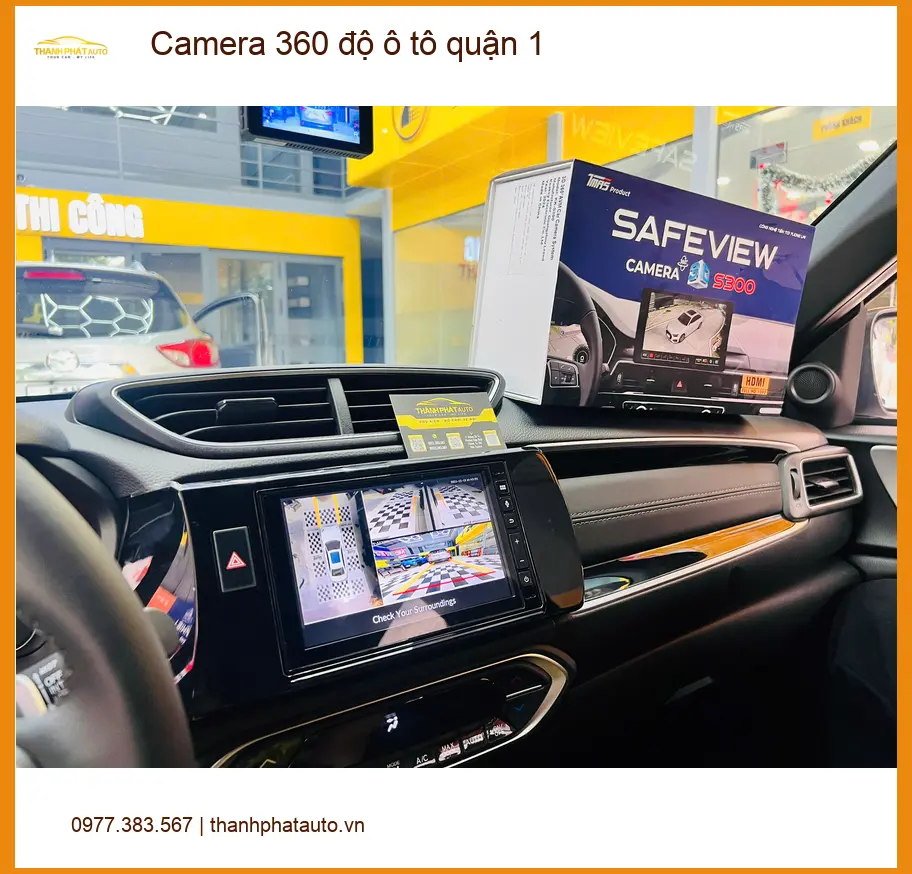 Trung Tâm Lắp Đặt Camera 360 Độ Ô Tô Tại Quận 1 - Lắp Đặt Uy Tín TPHCM