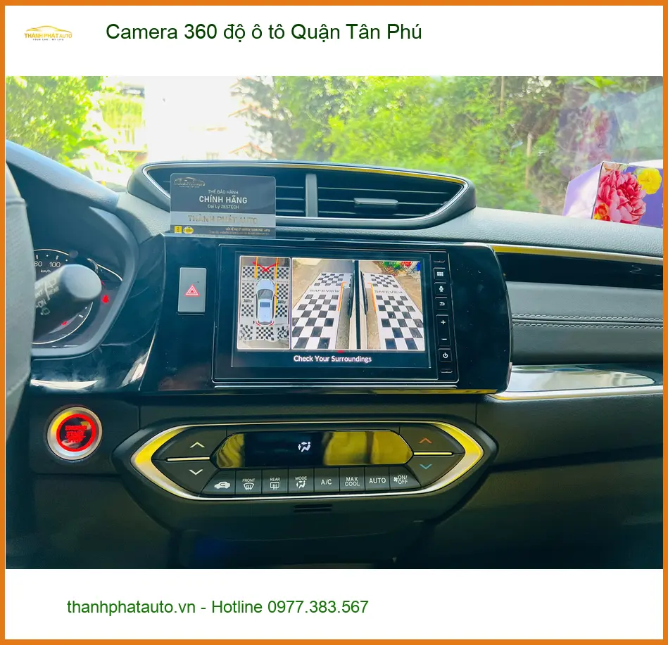 Cửa Hàng Gắn Camera 360 Độ Ô Tô Tại Quận Tân Phú - Giá Tốt TPHCM