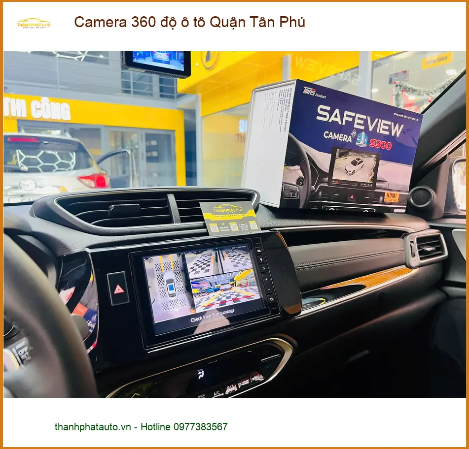 Cửa Hàng Gắn Camera 360 Độ Ô Tô Tại Quận Tân Phú - Giá Tốt TPHCM ảnh thực tế 2