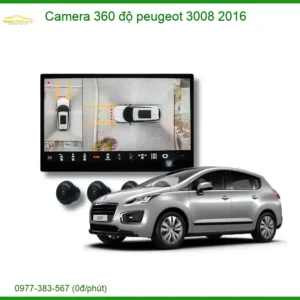 Camera 360 độ Peugeot 3008 2016 - Địa Chỉ Gắn Chính Hãng Giá Tốt TPHCM