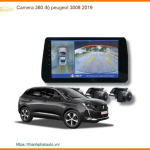 Camera 360 độ Peugeot 3008 2019 - Trung Tâm Lắp Đặt Uy Tín TPHCM