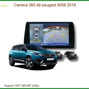 Camera 360 độ Peugeot 5008 2019 - Trung Tâm Lắp Đặt Uy Tín TPHCM