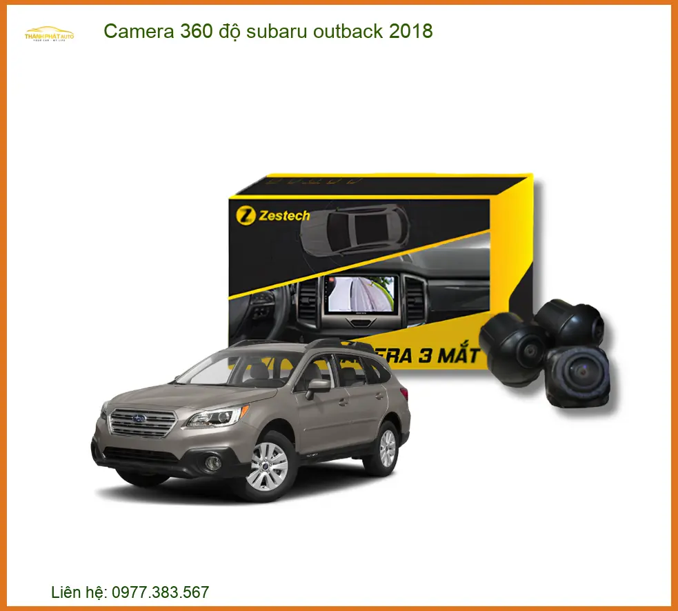 Camera 360 độ Subaru Outback 2018 - Địa Chỉ Lắp Đặt Uy Tín TPHCM