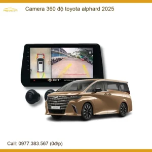 Camera 360 độ Toyota Alphard 2025 - Nơi Lắp Đặt Chính Hãng TPHCM