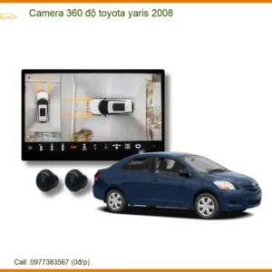 Camera 360 độ Toyota Yaris 2008 - Địa Chỉ Lắp Đặt Uy Tín TPHCM