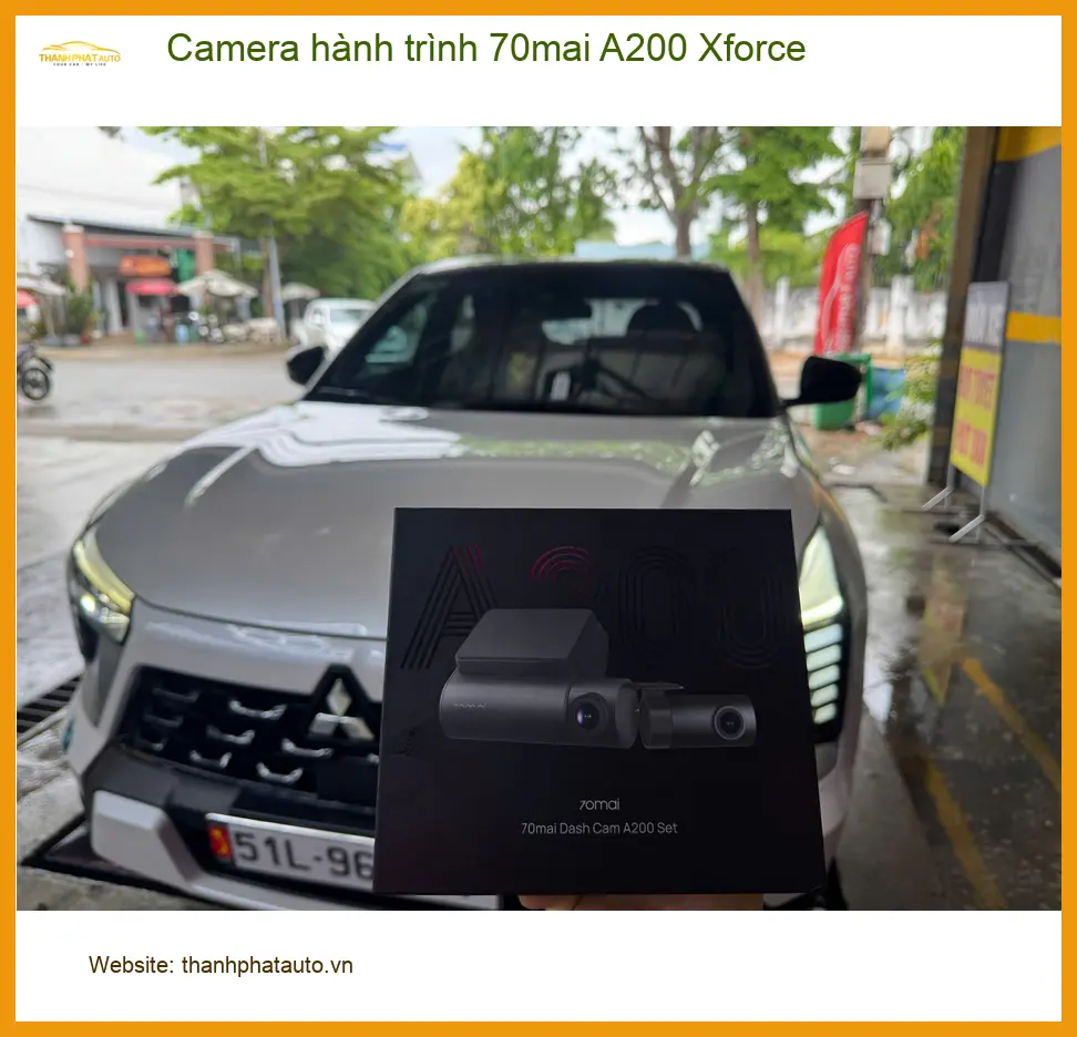 Chị Mai Hương lắp Camera hành trình 70mai A200 Xforce tại Quận Tân Phú