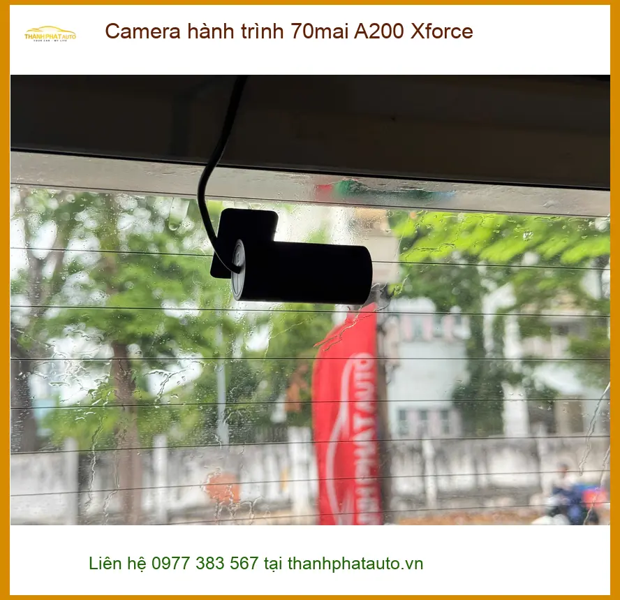 Chị Mai Hương lắp Camera hành trình 70mai A200 Xforce tại Quận Tân Phú ảnh thực tế 4