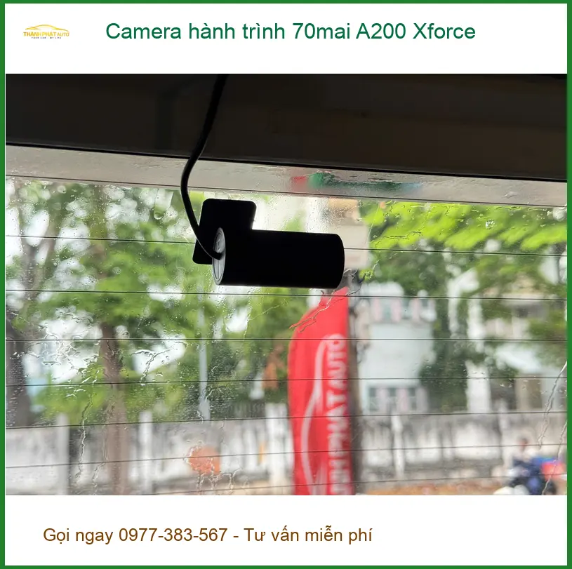 Cô Loan VF 5 lắp Camera hành trình 70mai A200 Xforce tại Nhà Bè