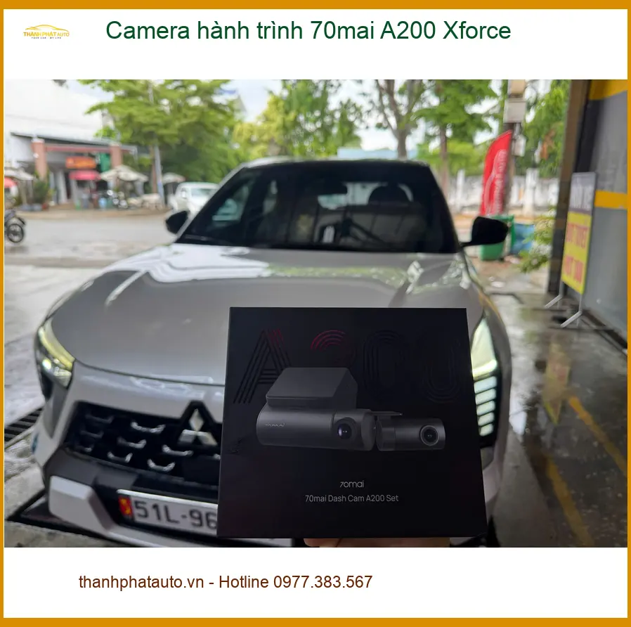 Cô Loan VF 5 lắp Camera hành trình 70mai A200 Xforce tại Nhà Bè ảnh thực tế 4