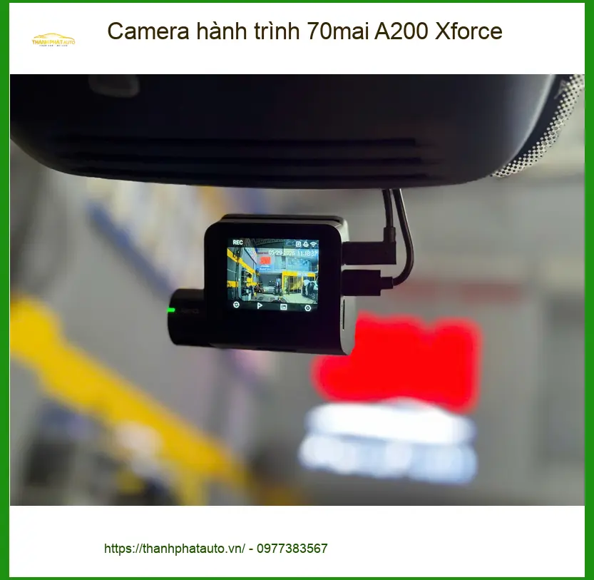 Anh Tấn lắp Camera hành trình 70mai A200 Xforce cho Mazda 3 tại Gò Vấp ảnh thực tế 2