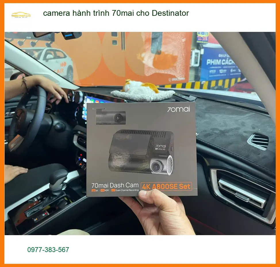 Chị Diễm My lắp camera hành trình 70mai cho Kia K3 tại Quận 4 để yên tâm lái xe