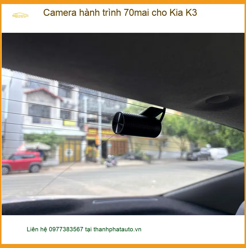 Anh Tùng lắp camera hành trình 70mai chính hãng cho Kia K3 Quận 12 sau va chạm. ảnh thực tế 3