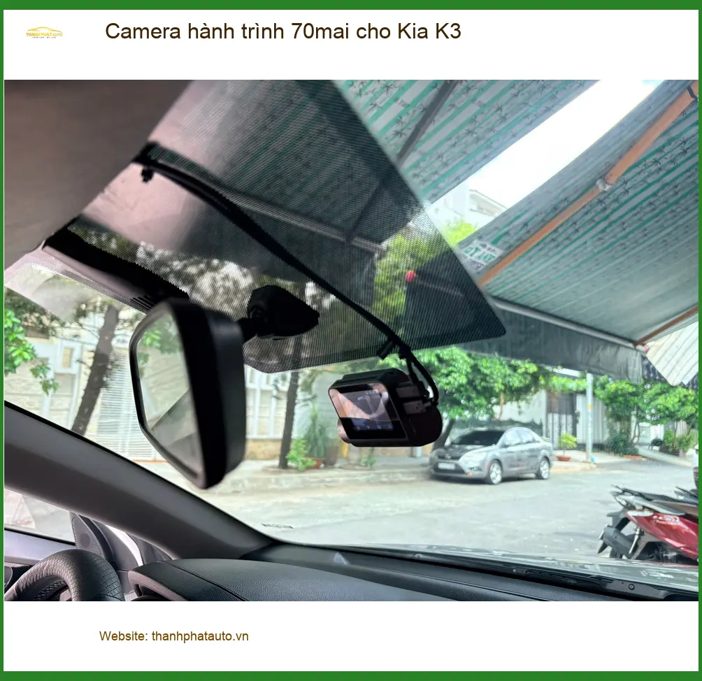 Anh Quân lắp Camera hành trình 70mai cho Kia K3 Quận Huyện Nhà Bè an tâm di chuyển ảnh thực tế 4