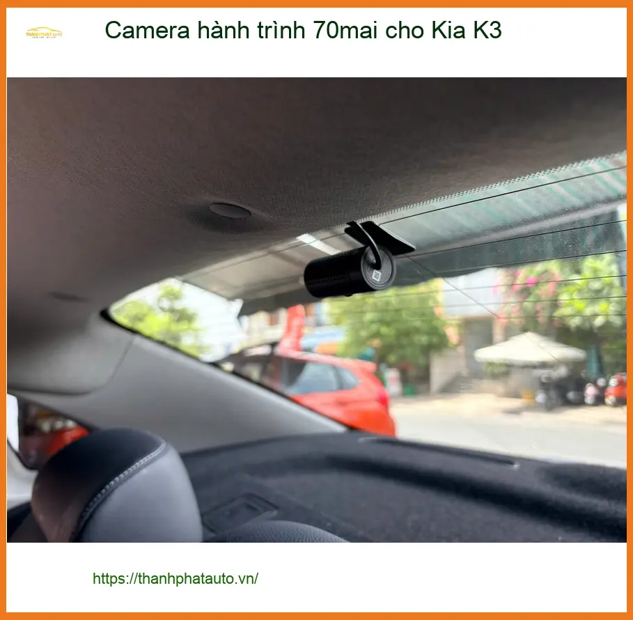 Anh Quân lắp Camera hành trình 70mai cho Kia K3 Quận Huyện Nhà Bè an tâm di chuyển ảnh thực tế 5