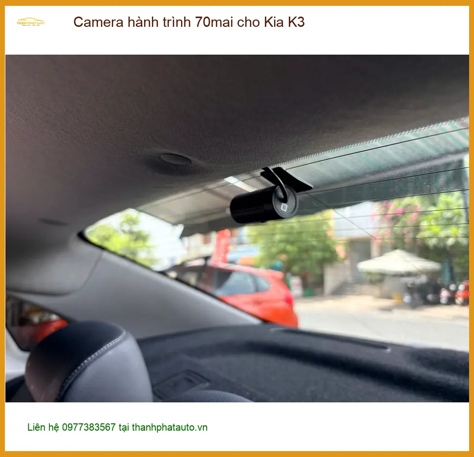 Anh Khải lắp Camera hành trình 70mai cho Kia K3 ở Quận Bình Tân ảnh thực tế 3