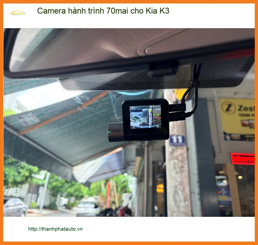 Anh Tuấn lắp camera hành trình 70mai cho Kia K3 tại Quận Tân Bình an tâm lái ảnh thực tế 2