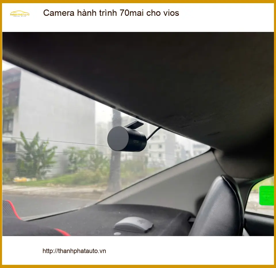 Anh Minh lắp Camera hành trình 70mai cho Vios tại Quận Tân Phú uy tín ảnh thực tế 2