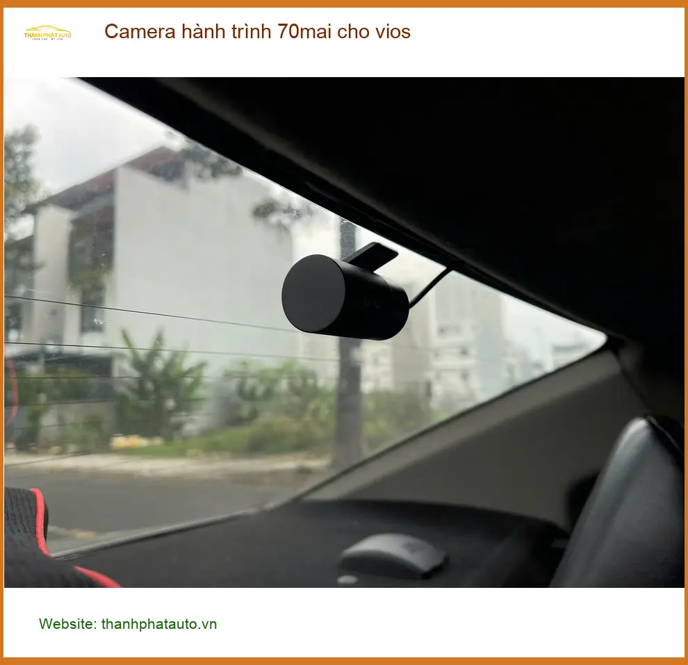 Anh Minh lắp Camera hành trình 70mai cho Vios tại Quận Tân Phú uy tín ảnh thực tế 4