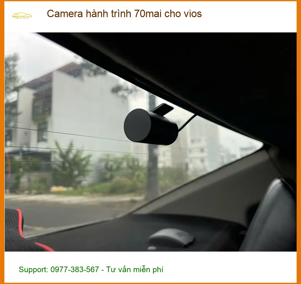 Anh Khải lắp camera hành trình 70mai cho Toyota Vios ở Quận 6 ảnh thực tế 4