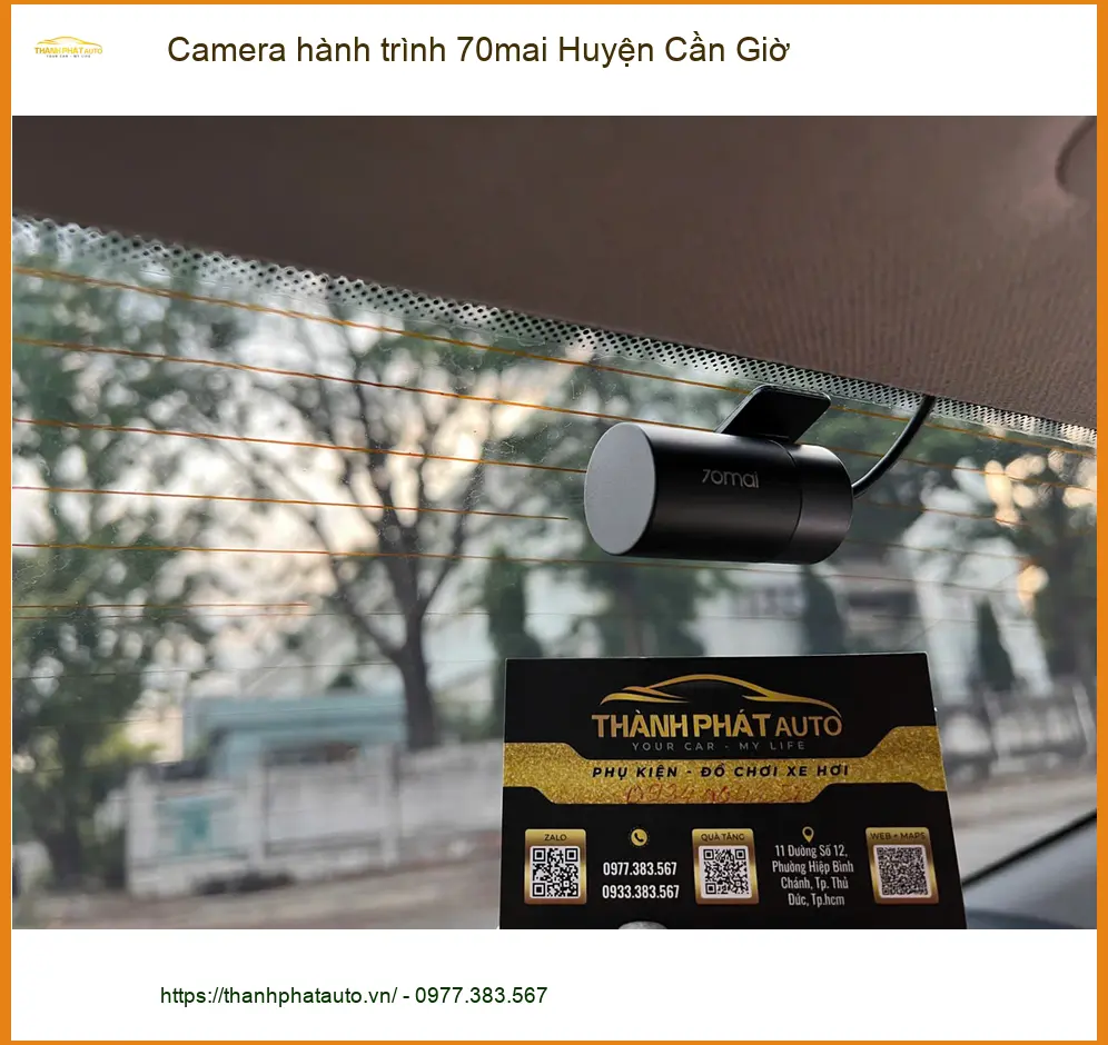Nơi Lắp Camera Hành Trình Ô Tô 70mai Tại Huyện Cần Giờ - Giá Tốt TPHCM