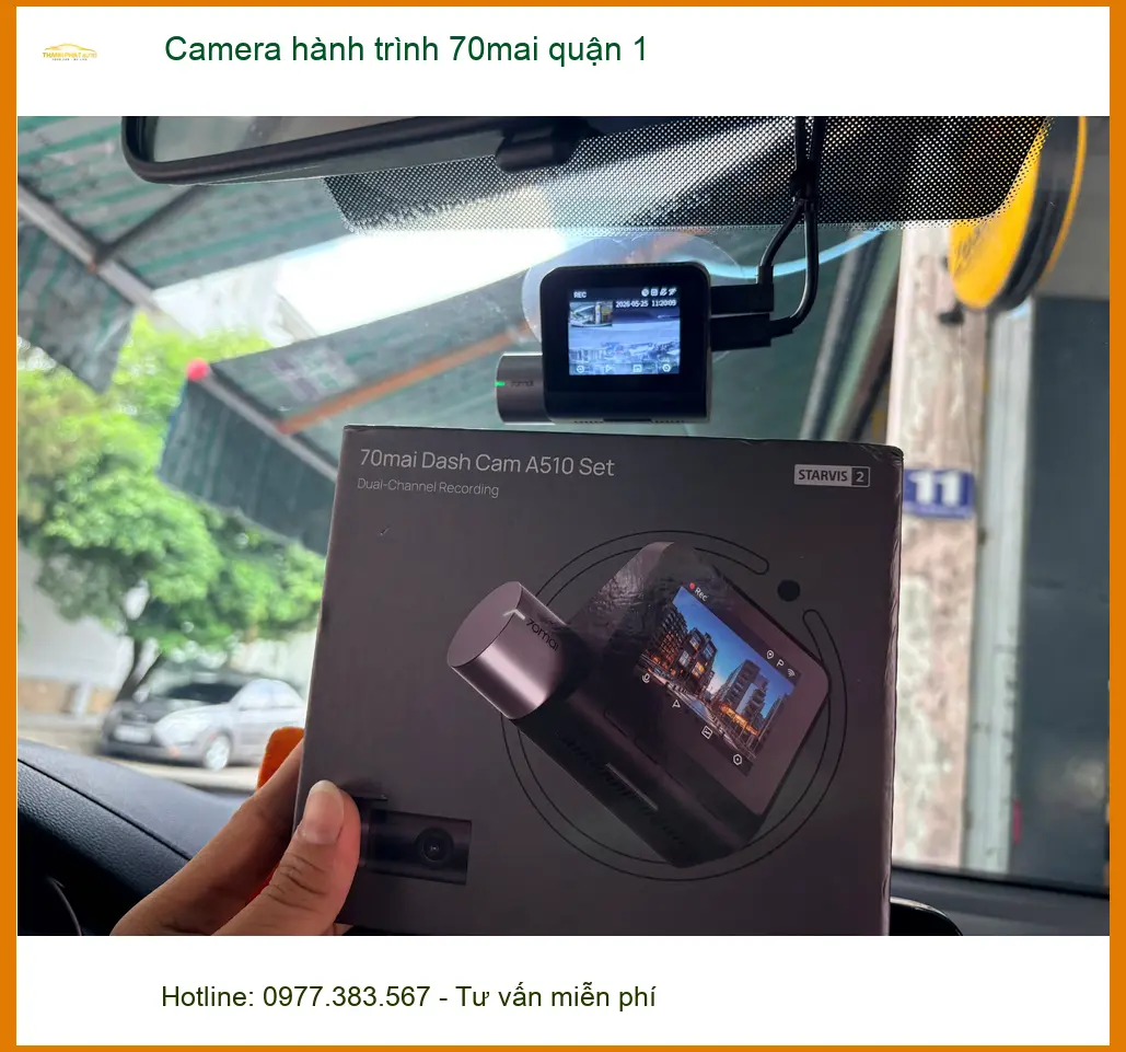 Trung Tâm Lắp Đặt Camera Hành Trình Ô Tô 70mai Quận 1 - Nâng Cấp Chính Hãng