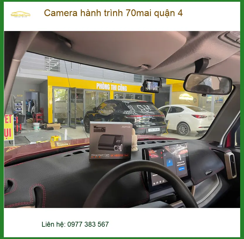 Trung Tâm Lắp Camera Hành Trình Ô Tô 70mai quận 4 - Giá Tốt TPHCM ảnh thực tế 2