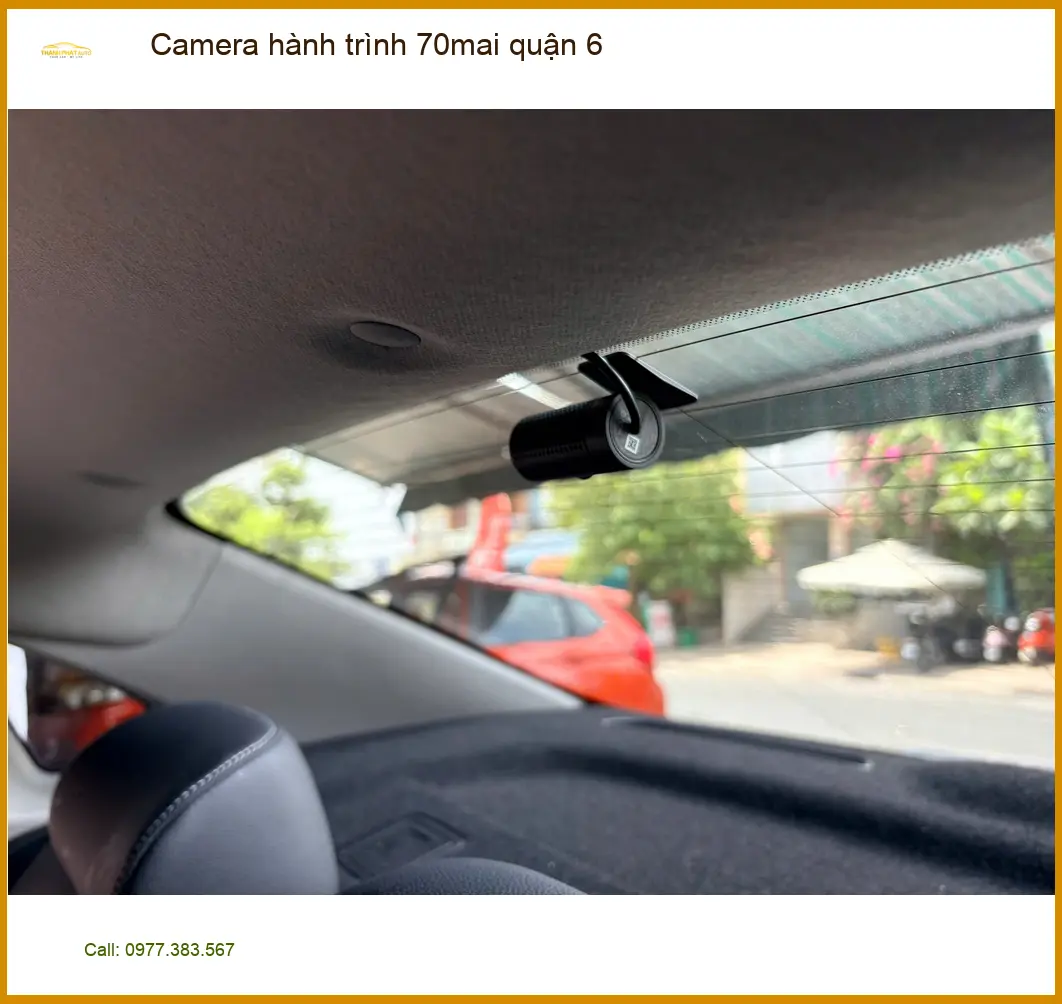 Nơi Gắn Camera Hành Trình Ô Tô hành trình 70mai quận 6 - Giá Tốt TPHCM ảnh thực tế 3