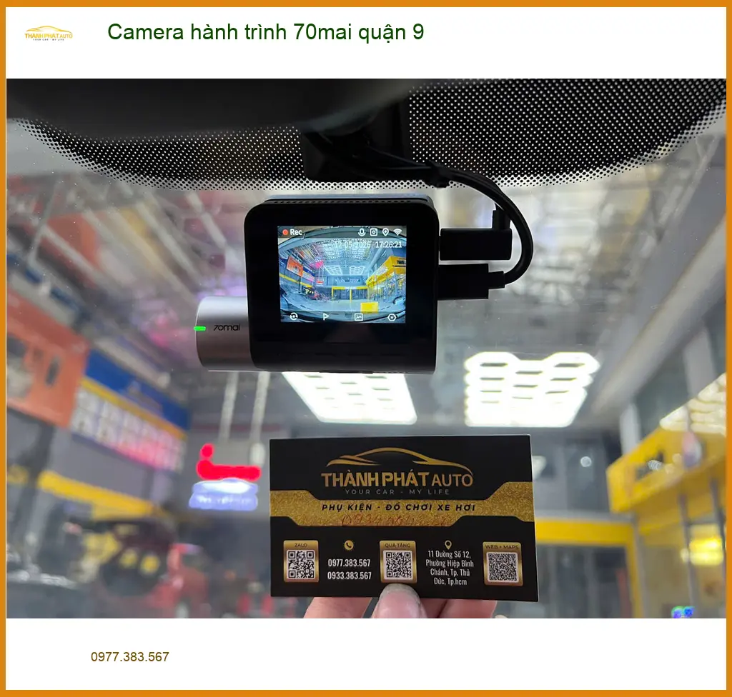 Nơi Gắn Camera Hành Trình Ô Tô hành trình 70mai quận 9 - Giá Tốt TPHCM ảnh thực tế 3