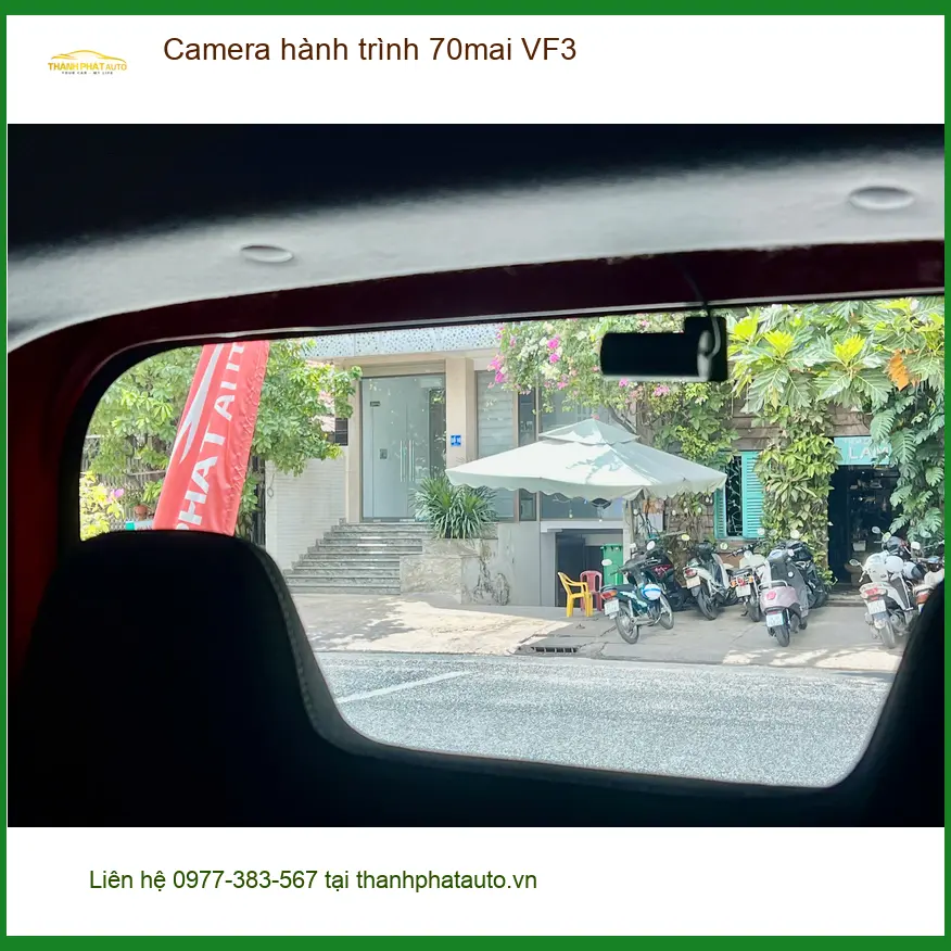 Chị Mai Anh lắp Camera hành trình 70mai cho VinFast VF3 tại Bình Thạnh ảnh thực tế 2