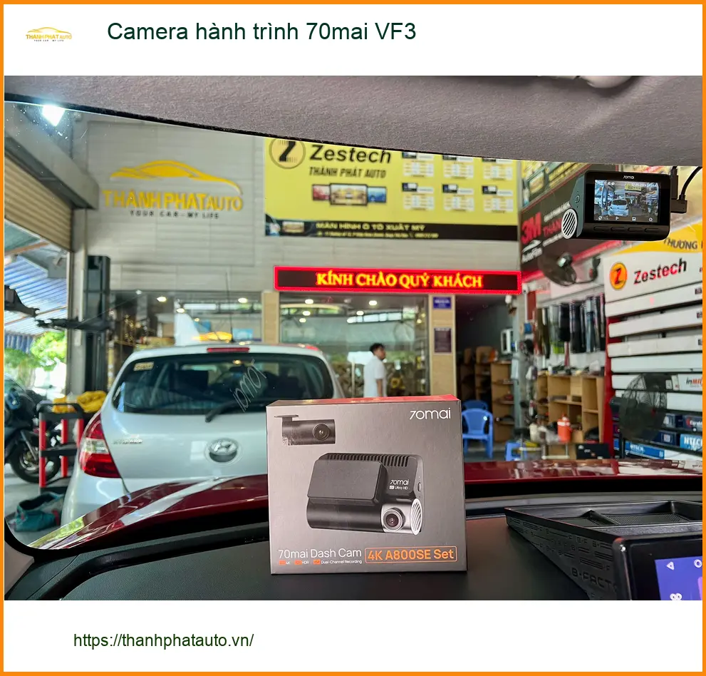 Trung tâm lắp Camera hành trình 70mai VF3 uy tín tại Quận Phú Nhuận. ảnh thực tế 2