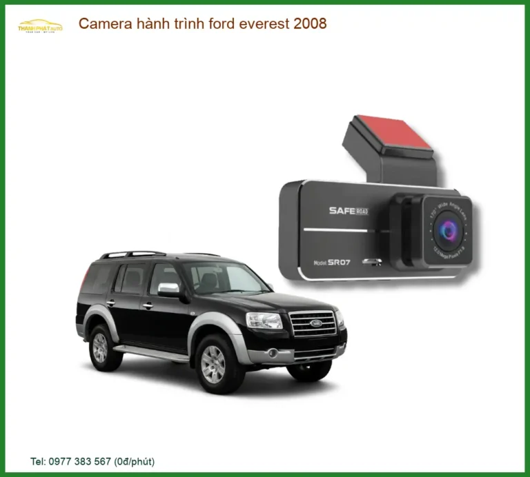 Camera Hành Trình Ford Everest 2008 - Địa Chỉ Lắp Đặt Uy Tín TPHCM