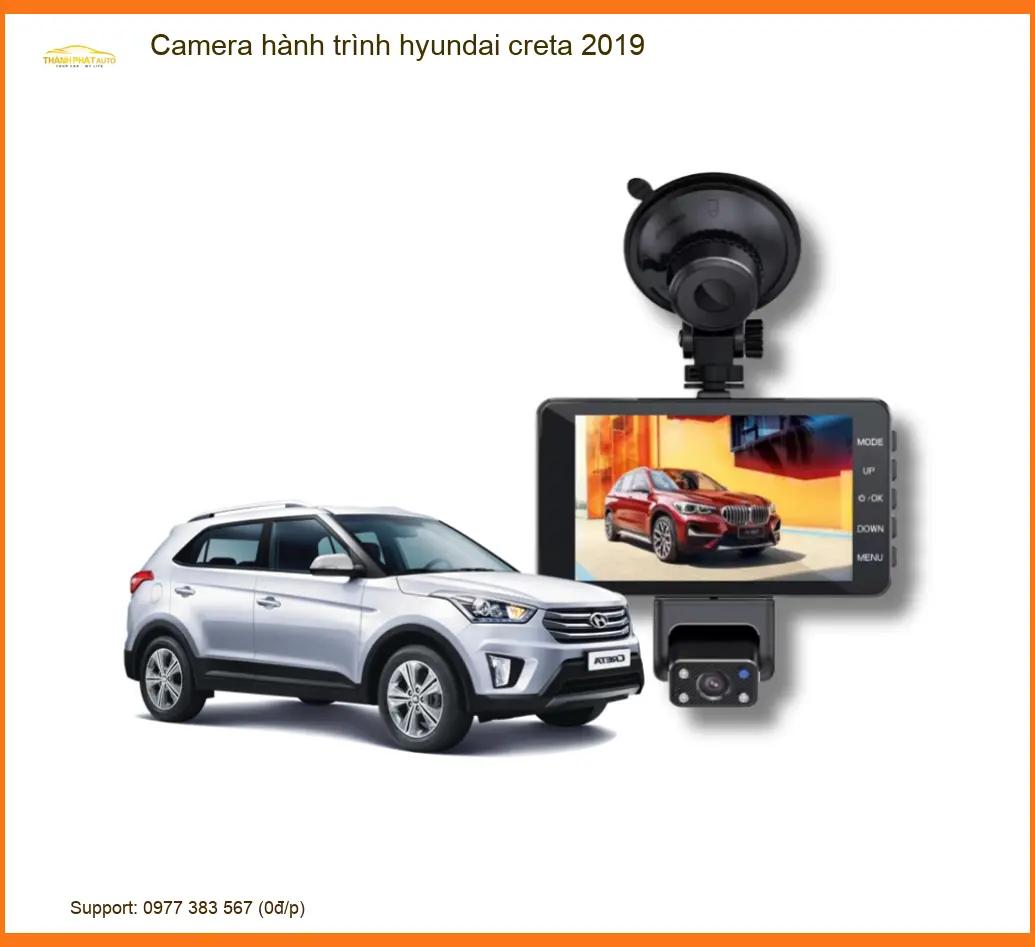 Camera Hành Trình Hyundai Creta 2019 - Trung Tâm Lắp Đặt Uy Tín TPHCM