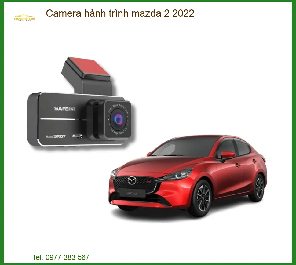 Camera hành trình Vietmap Mazda 2 2022 - Địa Chỉ Lắp Đặt Chính Hãng TPHCM