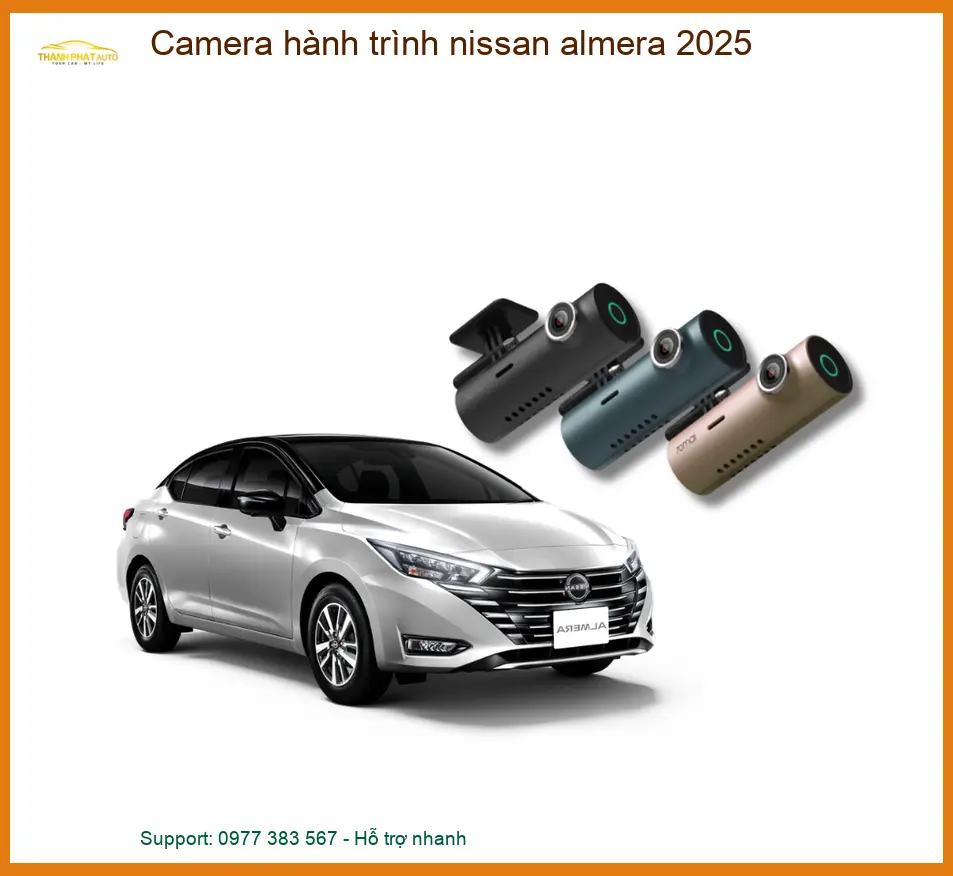 Camera hành trình nissan almera 2025