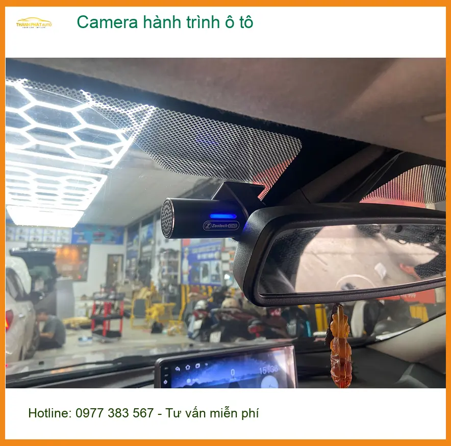 Chị Cẩm Tú lắp camera hành trình ô tô cho Toyota Vios tại Quận 9 để ghi lại hành trình rõ nét ảnh thực tế 4