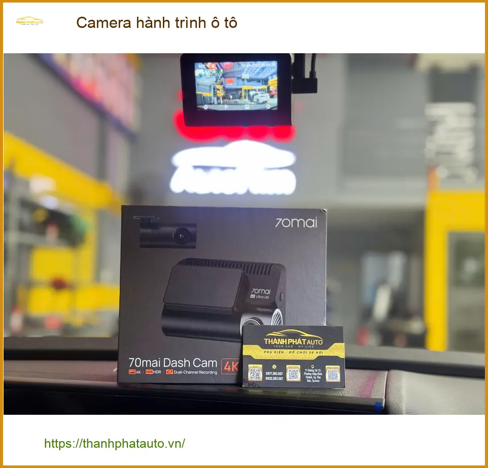 Anh Khải lắp camera hành trình ô tô cho Hyundai Accent tại Quận Tân Phú
